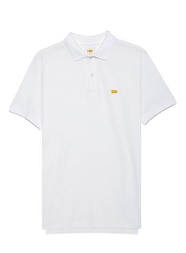 Polo Klout Básico Blanco Para Hombre