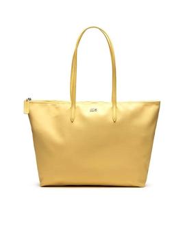 Bolso Lacoste L Shopping Amarillo Mujer