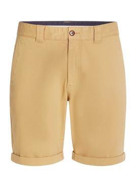 Bermuda Tommy Jeans Scanton Chino Marrón Hombre