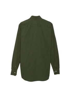 Camisa Klout Sarga Verde para Hombre