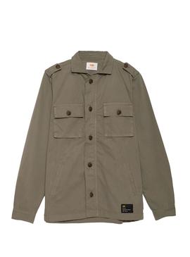 Sobrecamisa Klout Sahariana Verde Para Hombre