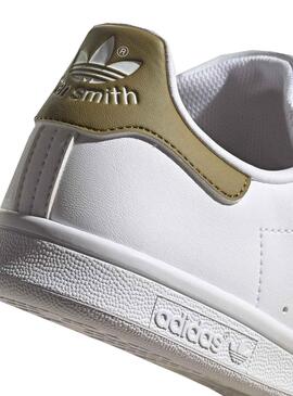 Zapatillas Adidas Stan Smith Blanco Para Niño Niña