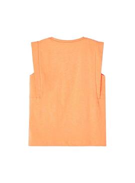 Camiseta Name It Jacklin Naranja Para Niña