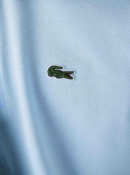 Polo Lacoste Basico Azul Bebe Para Hombre