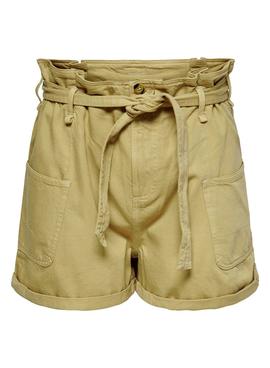 Short Only Mai Life Beige Para Mujer