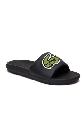 Chanclas Lacoste Croco Negro para Hombre
