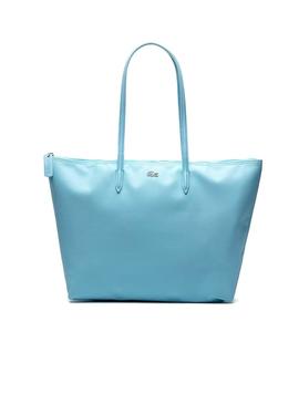 Bolso Lacoste L Shopping Azul Mujer