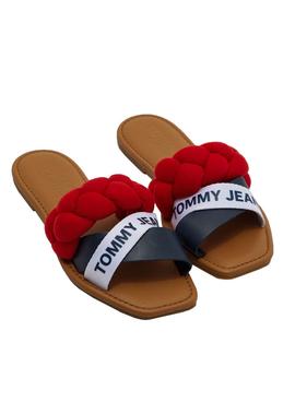 Sandalias Tommy Jeans Braided Strap Marino Mujer