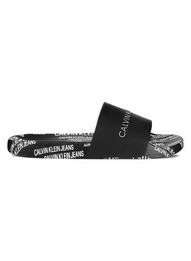 Chanclas Calvin Klein Institutional Negro Hombre