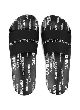 Chanclas Calvin Klein Institutional Negro Hombre