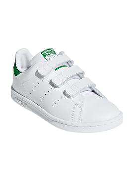 Zapatillas Adidas Stan Smith CF Blanco Niño Niña