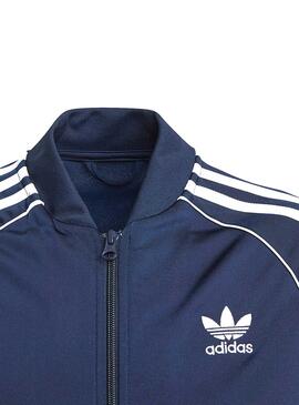 Chaqueta Adidas Track Top Marino Para Niño Niña