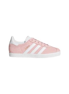 Zapatillas Adidas Gazelle J Rosa Helado