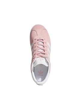 Zapatillas Adidas Gazelle J Rosa Helado