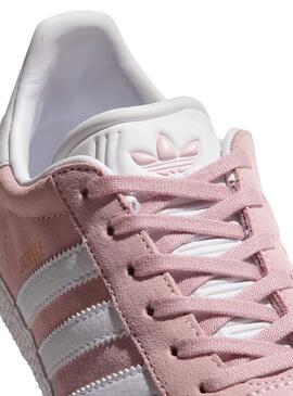 Zapatillas Adidas Gazelle J Rosa Helado