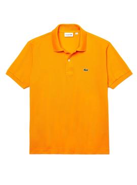 Polo Lacoste Básico Naranja Para Hombre