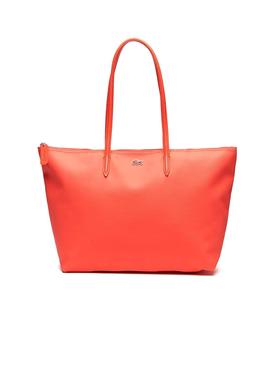 Bolso Lacoste L Shopping Naranja Mujer