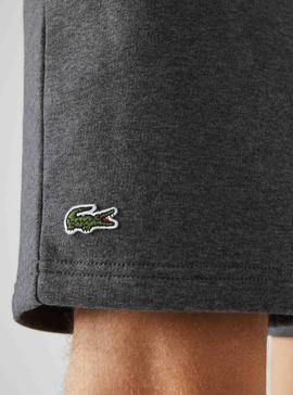 Bermuda Lacoste GH2136 Gris Para Hombre