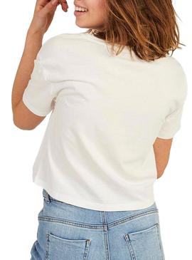 Camiseta Naf Naf Con Ilustración Blanco Para Mujer