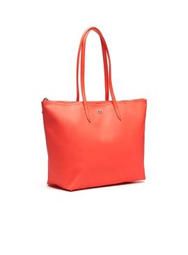 Bolso Lacoste L Shopping Naranja Mujer