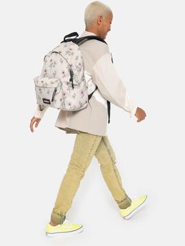 Mochila EastPak Padded Pak R Blanca Floral Unisex