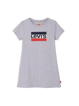 Vestido Levis Gris para Niña