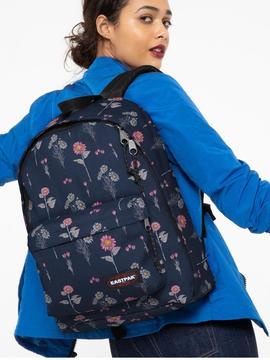 Mochila EastPak Ou Of Office Marino Floral Unisex