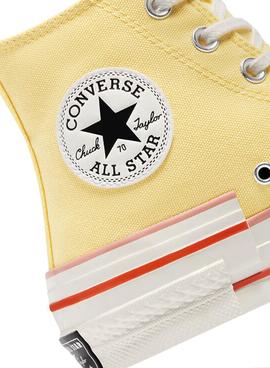 Zapatillas Converse Chuck 70 Amarillo Para Mujer