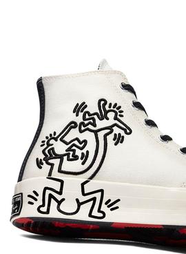 Zapatillas Converse x Keith Haring Chuck'70 Blanco