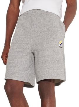 Bermuda Superdry Sportstyle Applique Gris Hombre