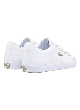 Zapatillas Lacoste Lerond Blanco Para Hombre