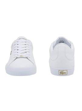 Zapatillas Lacoste Lerond Blanco Para Hombre