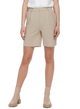 Bermudas Only Livy Beige para Mujer