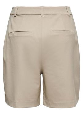 Bermudas Only Livy Beige para Mujer