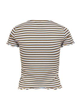 Camiseta Only Emma Stripe Blanco Para Mujer