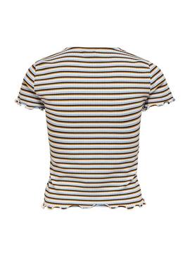 Camiseta Only Emma Stripe Blanco Para Mujer