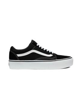 Zapatillas Vans Old Skool Platform Negro Mujer