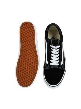 Zapatillas Vans Old Skool Platform Negro Mujer