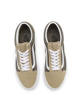 Zapatillas Vans Old Skool Beige Para Hombre