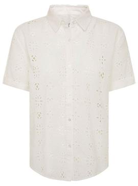 Camisa Pepe Jeans Lara Blanco Para Mujer