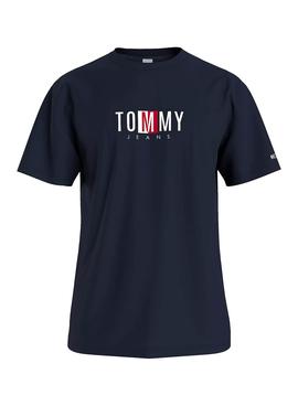 Camiseta Tommy Jeans Timeless Azul Marino Hombre