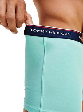 Calzoncillos Tommy Hilfiger Tres Unidades Multicolor Para Hombre