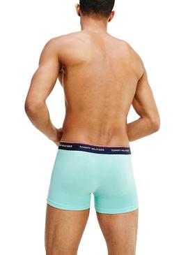 Calzoncillos Tommy Hilfiger Tres Unidades Multicolor Para Hombre
