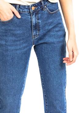 Pantalón Vaquero Vila Vistrray Azul Para Mujer