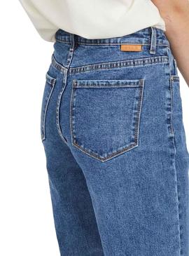 Pantalón Vaquero Vila Vistrray Azul Para Mujer