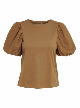 Top Only Ida Life Balloon Marrón Para Mujer