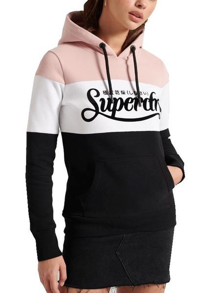 Sudadera Superdry Color block Entry Hood Mujer