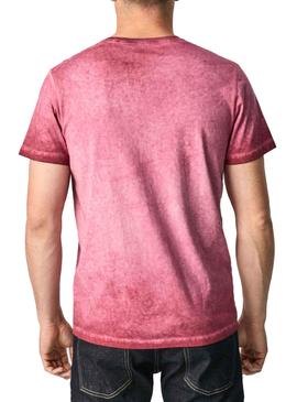 Camiseta Pepe Jeans West Sir New Rosa Para Hombre