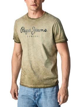 Camiseta Pepe Jeans West Sir Verde Para Hombre