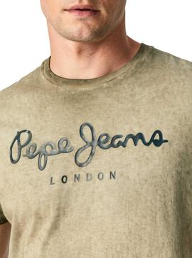 Camiseta Pepe Jeans West Sir Verde Para Hombre